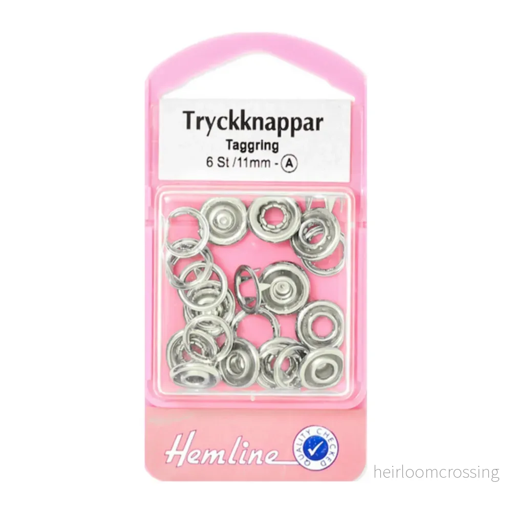 Nittryckknappar ”Ring” 11 MM H445