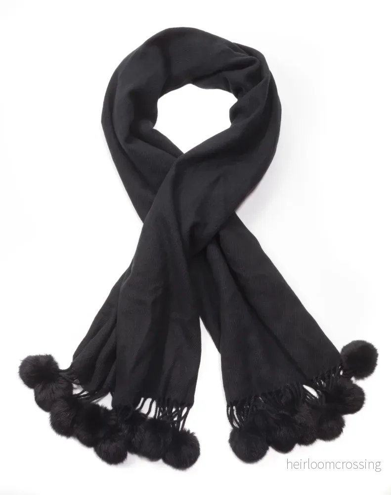 Shawl Rabbit svart Shawl Rabbit svart