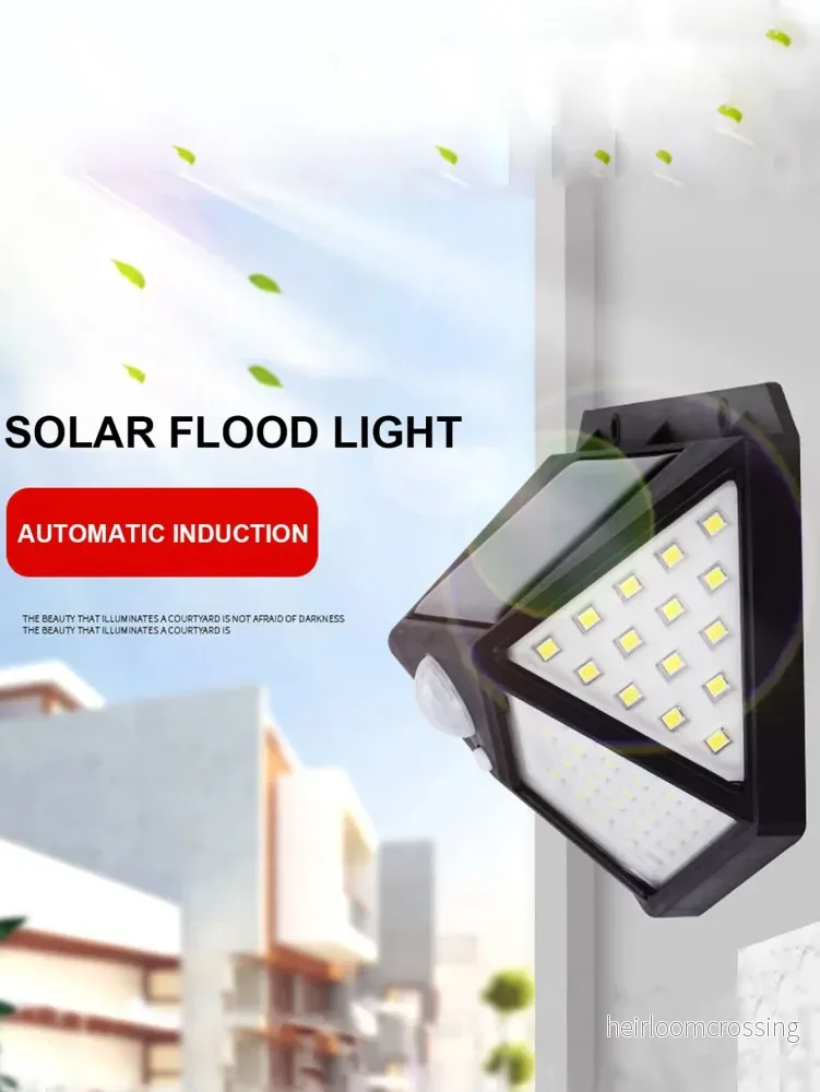 Multifunktionell solarlampa för utomhusbruk – Trädgårdsdekoration & rörelsesensor Multifunktionell solarlampa för utomhusbruk – Trädgårdsdekoration & rörelsesensor