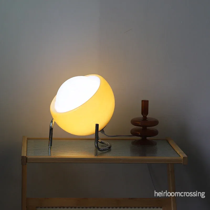 Retro glasbordslampa - stämningsfull nordisk nattbelysning - Bild 3