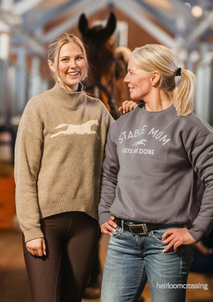Stable Mum Oversize Sweatshirt, Grå - Bild 3