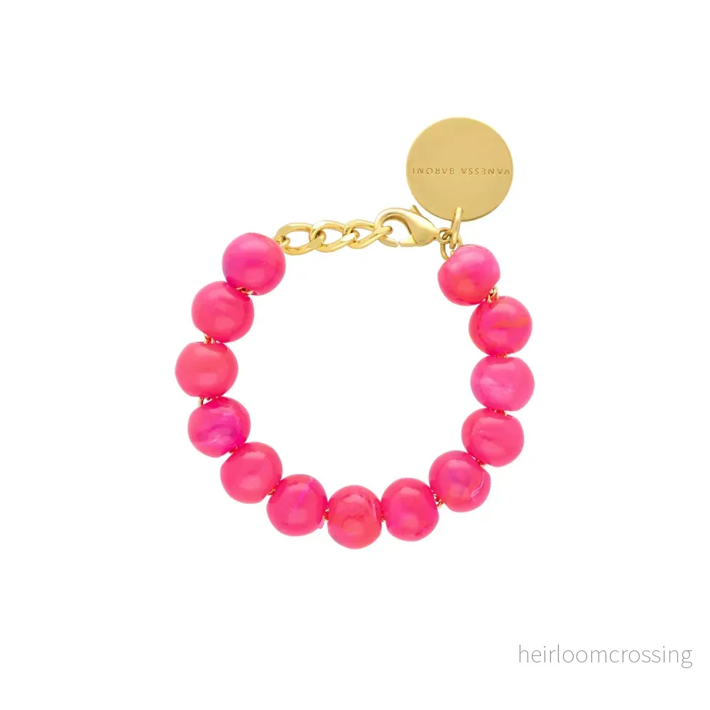 Vanessa Baroni Mini Pärlarmband Fuchsia Vanessa Baroni Mini Pärlarmband Fuchsia