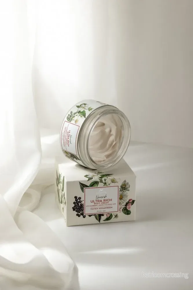 Kroppskräm Fläder & Jasmin – Hyaluronsyra, 200 ml - Bild 2
