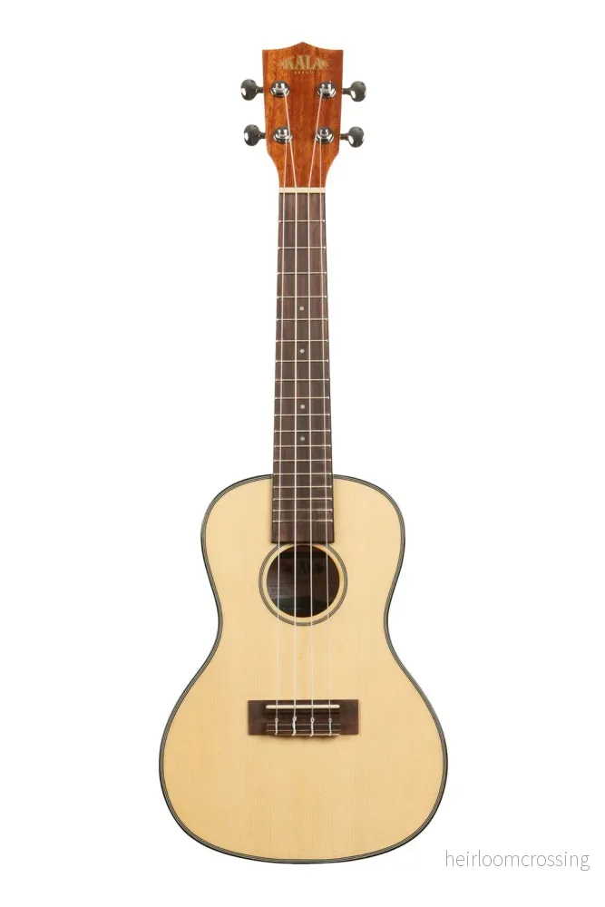 Solid granlock i mahogny - konsertukulele - Bild 2