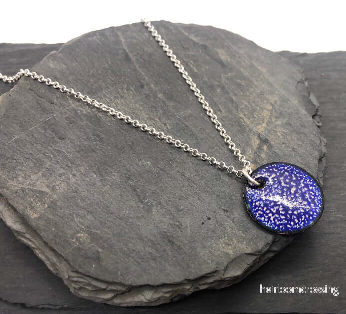 Halsband med glasemalj Candy - Bild 2
