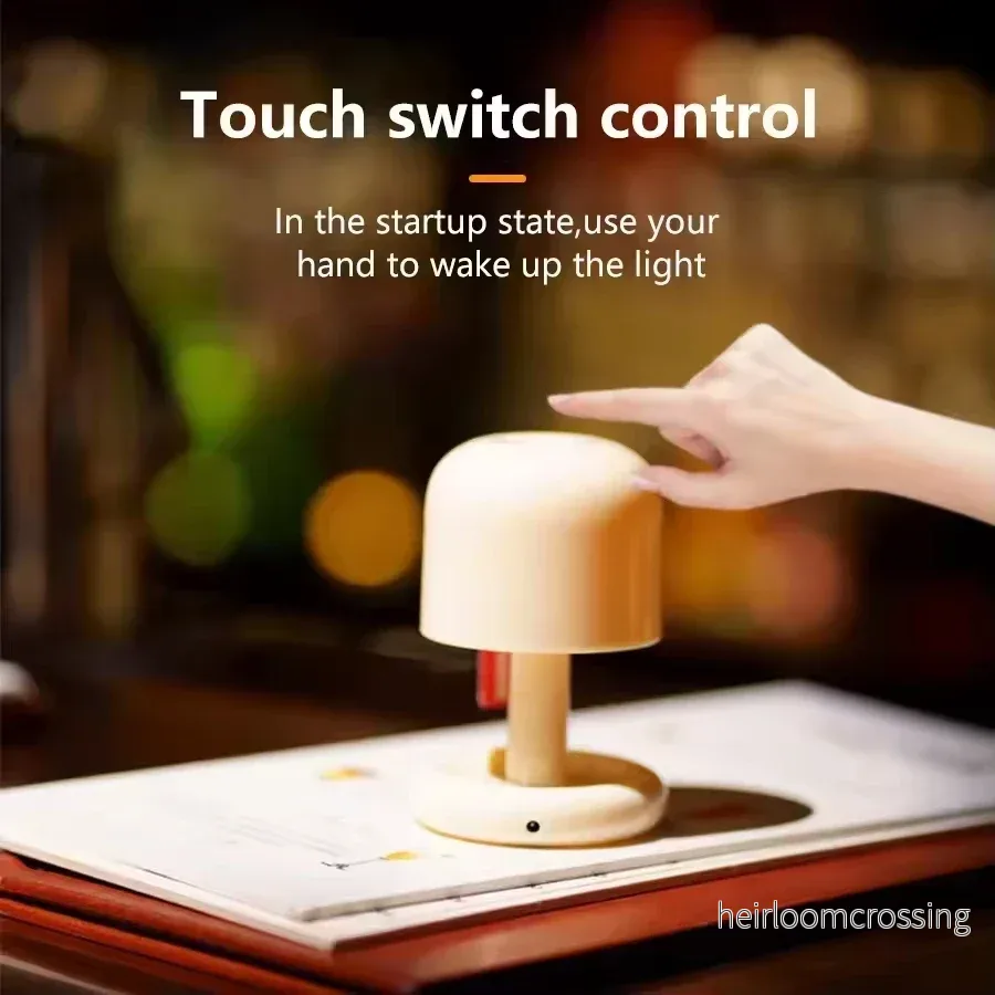 Rechargeable Sunset LED Table Lamp – Touch Control Ambient Night Light - Bild 2