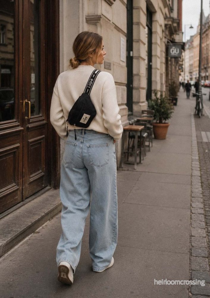 FANCY -svart HIP BAG ridväska för stallet - Bild 3