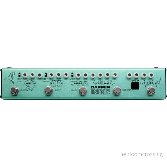 VES-5 Dapper Indie gitarr-multieffekt-pedalbord - Bild 3