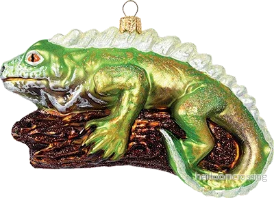 Grön leguan (julkula) - Bild 2