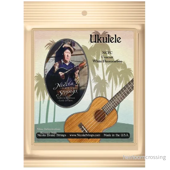 White Fluorocarbon – Konsert-ukulele White Fluorocarbon – Konsert-ukulele
