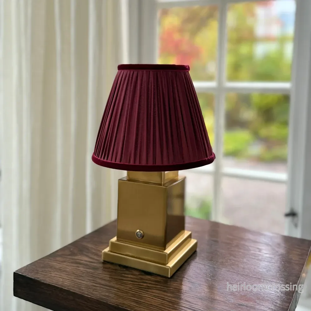 Athena Rechargeable Table Lamp (Burgundy) Athena Rechargeable Table Lamp (Burgundy)