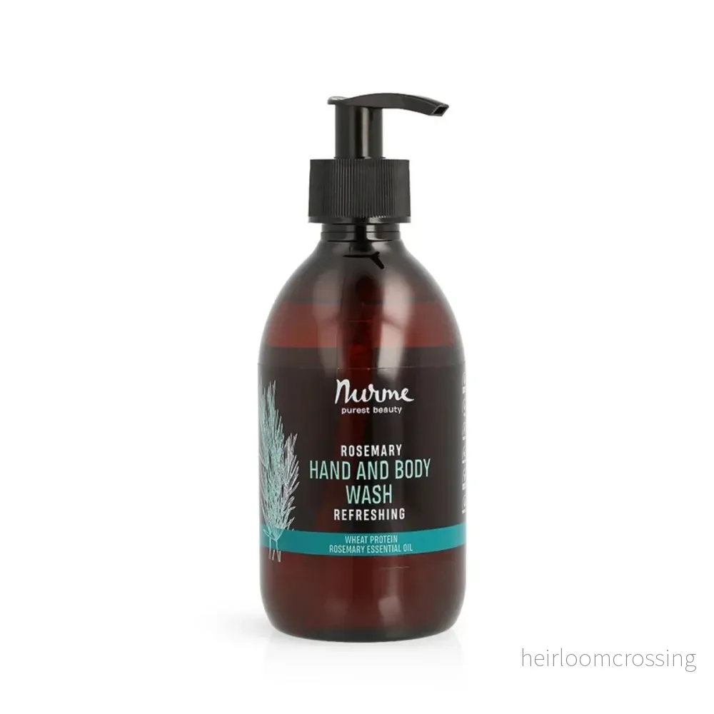 Hand- och Kroppstvål Rosmarin – Mild för Torr Hud, 300 ml Hand- och Kroppstvål Rosmarin – Mild för Torr Hud, 300 ml