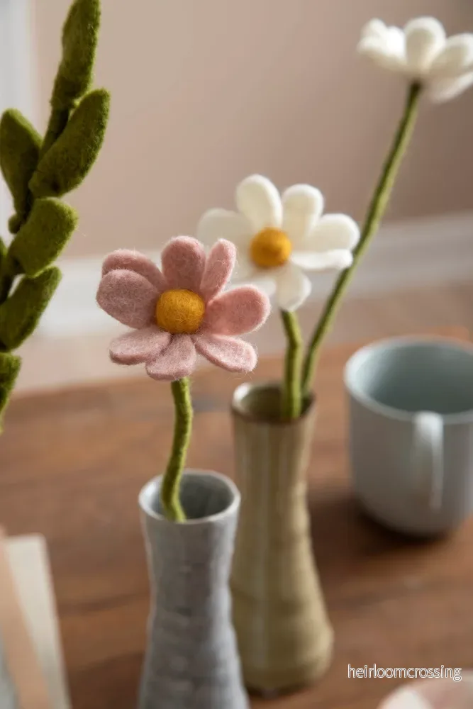 Tovad anemon med stjälk (blomma 5 cm)