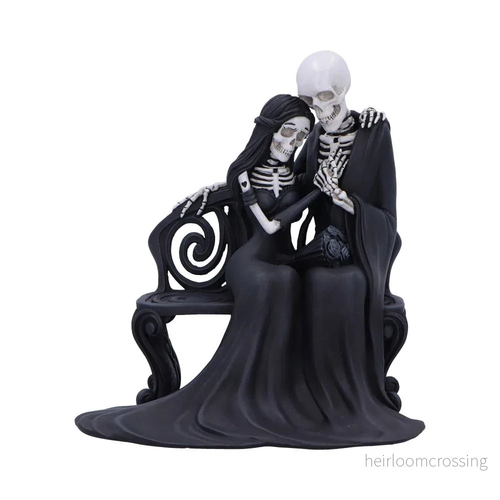 Eternal Bond – Gotisk skelettfigur för evig kärlek - Bild 3