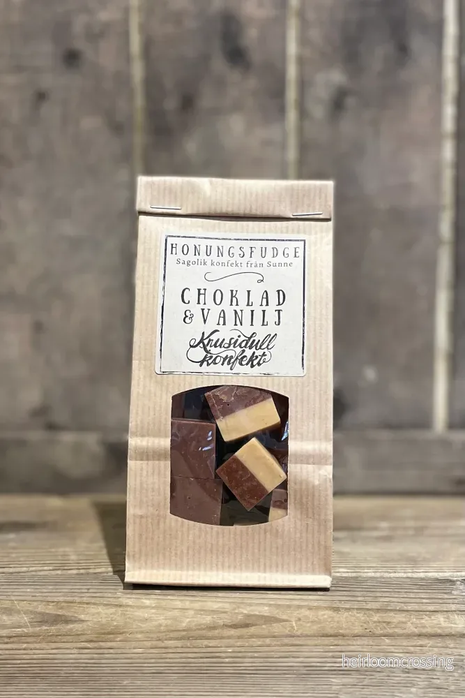 Honungsfudge Choklad & Vanilj Honungsfudge Choklad & Vanilj