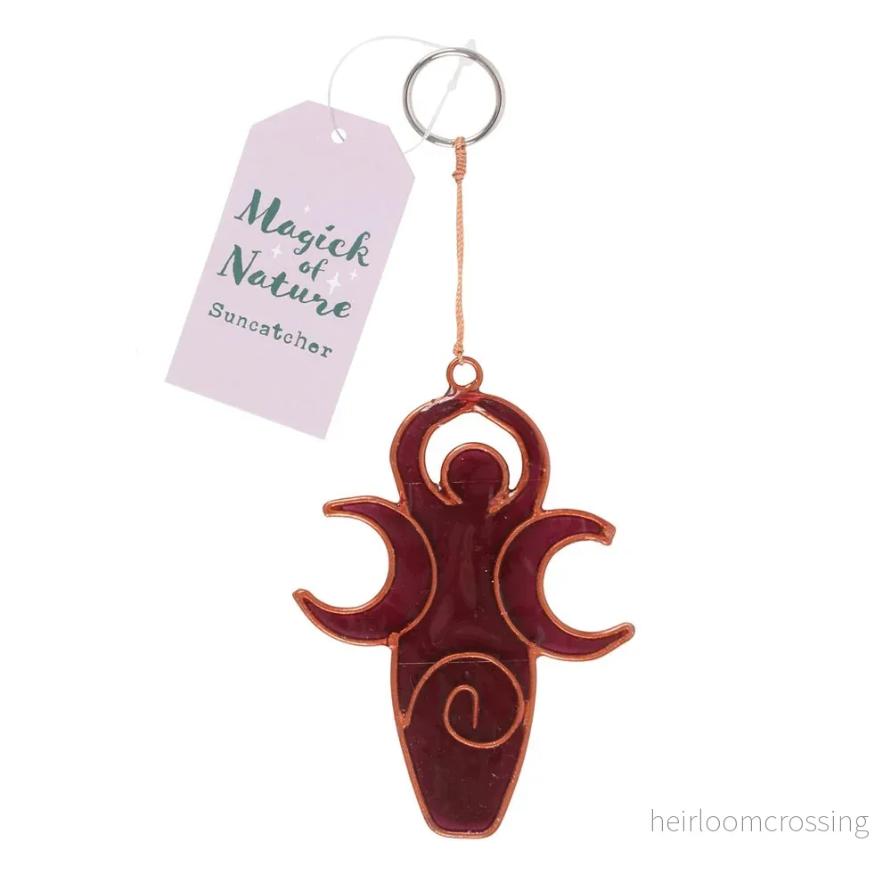 Triple Moon Goddess solfångare – 15,5 cm