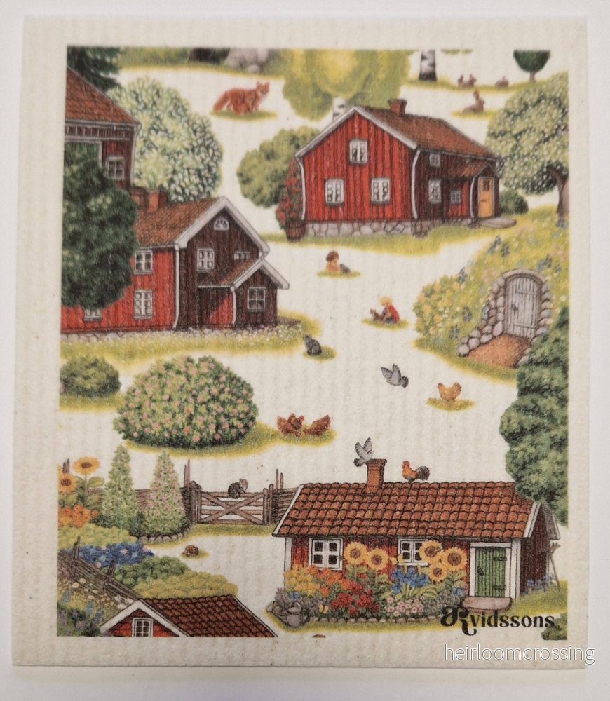 Ginkalunda disktrasa – grön/röd 17 × 20 cm Ginkalunda disktrasa – grön/röd 17 × 20 cm