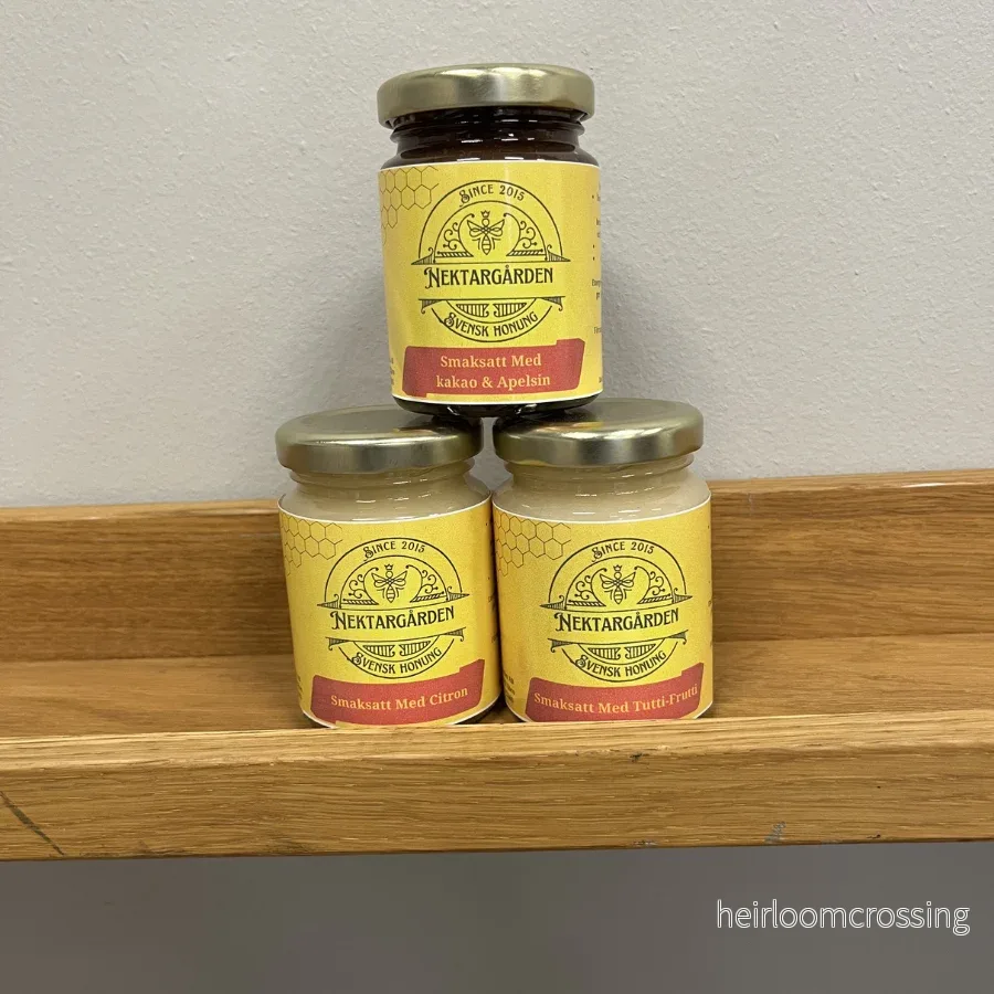 Honungspaket – smaksatt honung (kakao & apelsin, citron, tuttifrutti)