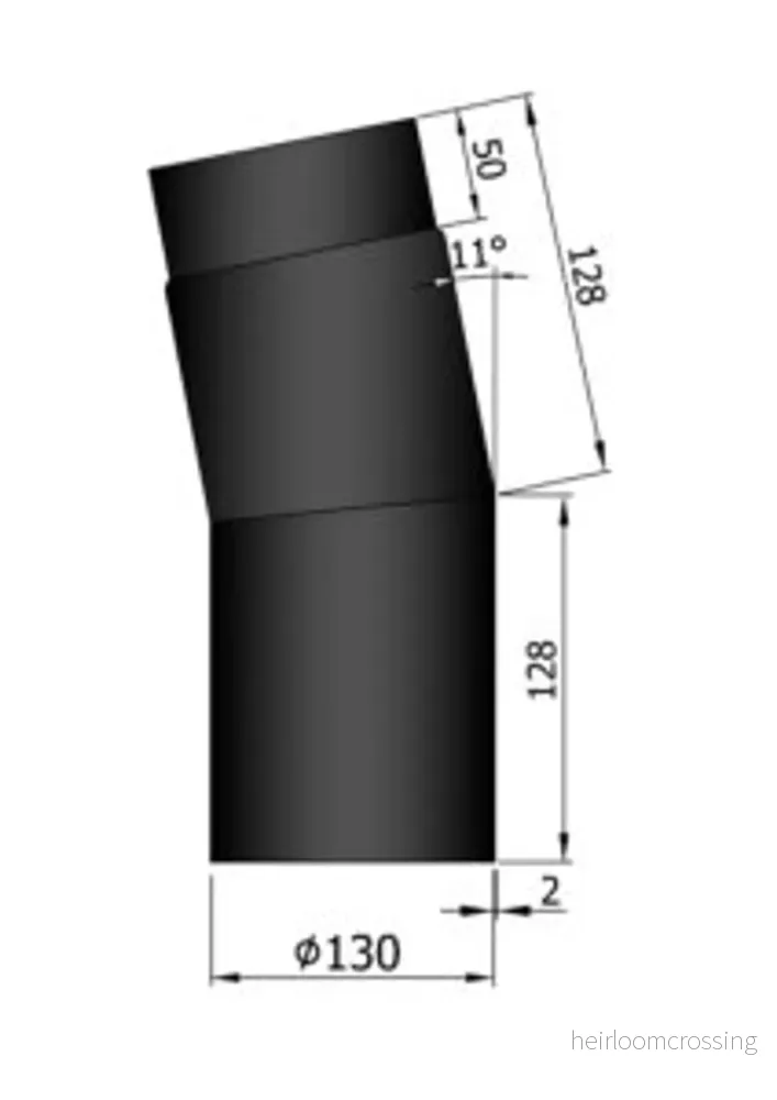 Rökrör Kaminex Knä Rökrör Kaminex Knä