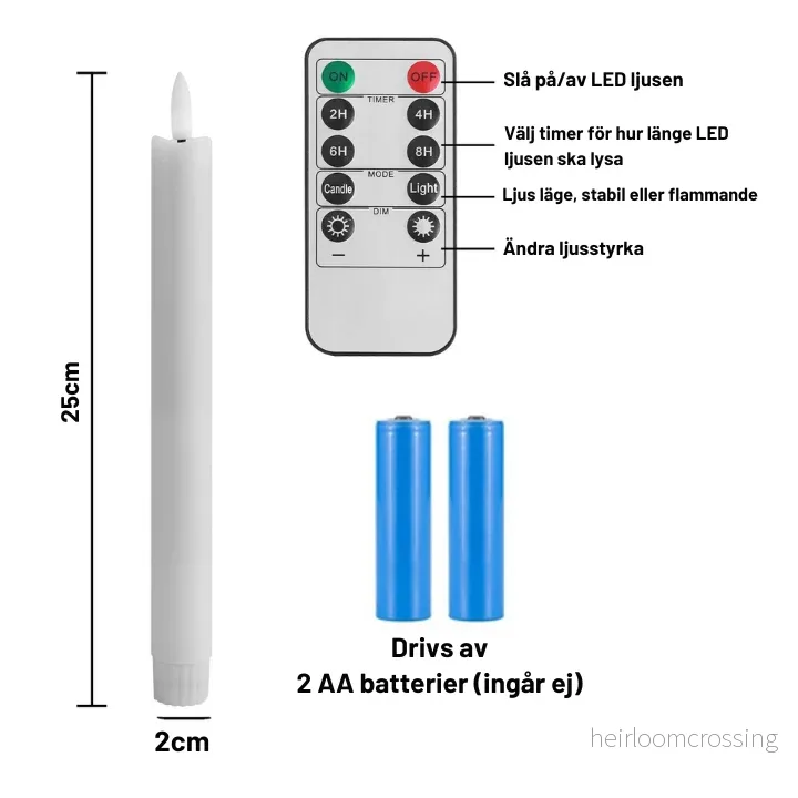 Lågan Som Lever - Flammande LED Ljus - Bild 2