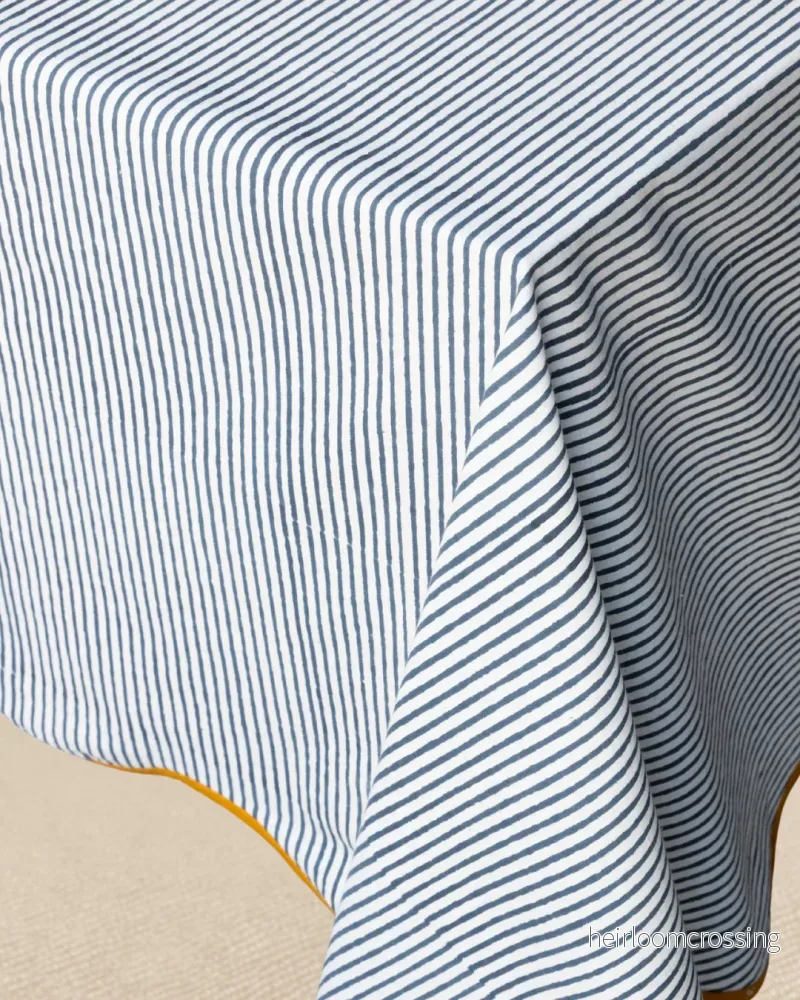 Navy Soleil Tablecloth Navy Soleil Tablecloth