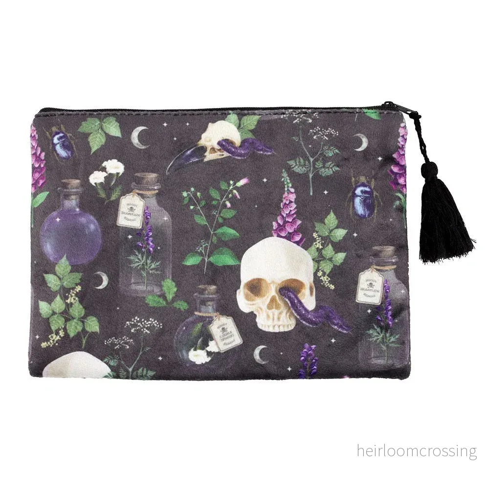 Venom & Vines Print Makeup Bag - Bild 3