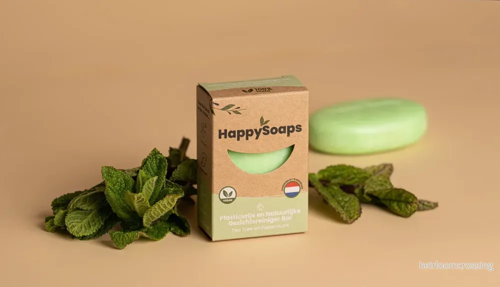 Ansiktsrengöringsbar – Tea Tree och Pepparmynta Ansiktsrengöringsbar – Tea Tree och Pepparmynta