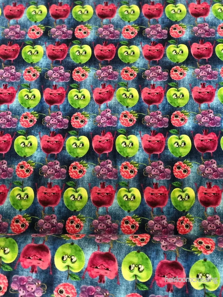 SISTA BITEN 40%! JERSEY - HAPPY FRUITS 150CM