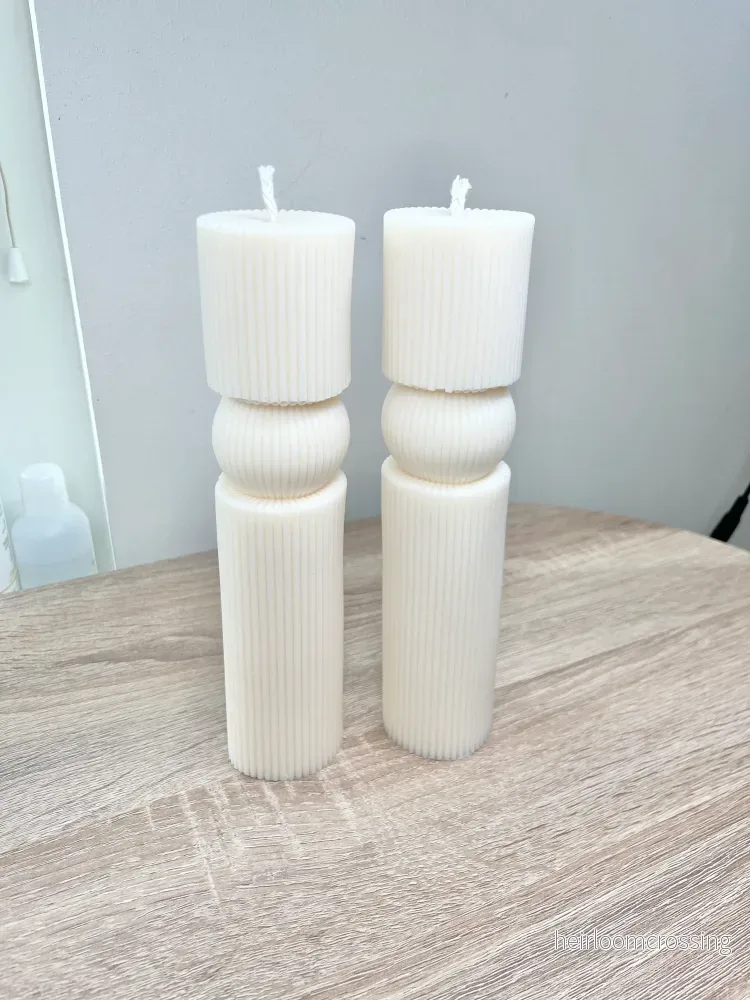 Stort pelarljus med boll - Bild 2