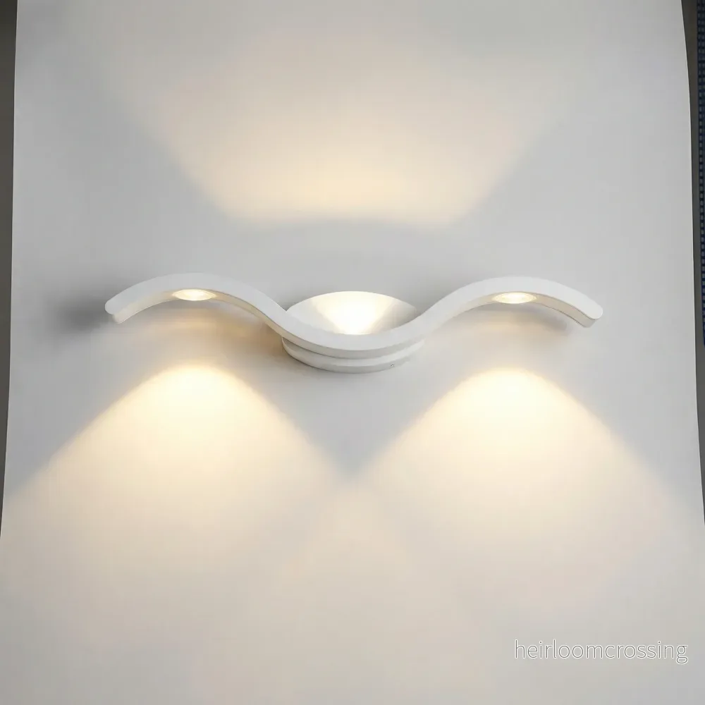 LED-vägglampa med dubbelstråle - Solivio - Bild 2