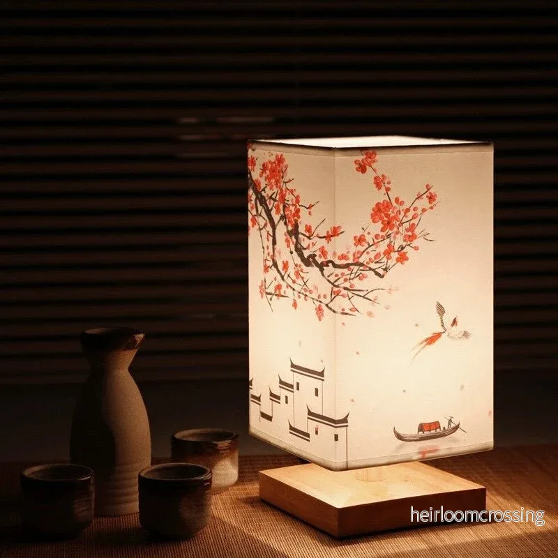 Japansk-skandinavisk bordslampa – HikariGlow