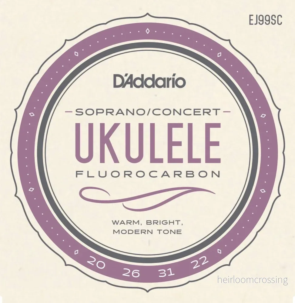 Fluorokarbon – Strängar till sopran-/konsertukulele