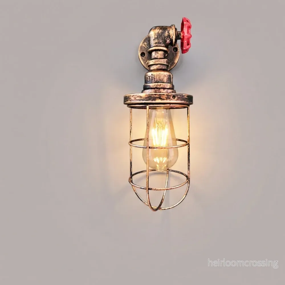 Vägglampa i industristil - Aurelume - Bild 2