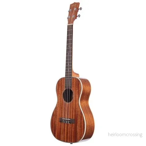 Glansig mahognybaritonukulele med väska (UB-B) - Bild 2