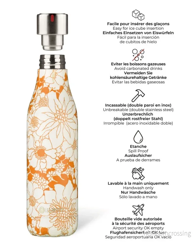Termosflaska Orange flower – Les Artistes Paris Termosflaska Orange flower – Les Artistes Paris