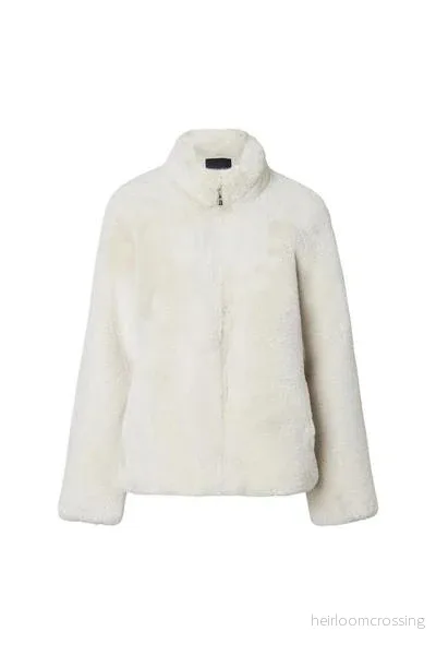 HOLLIES Mandy Faux fur Vit