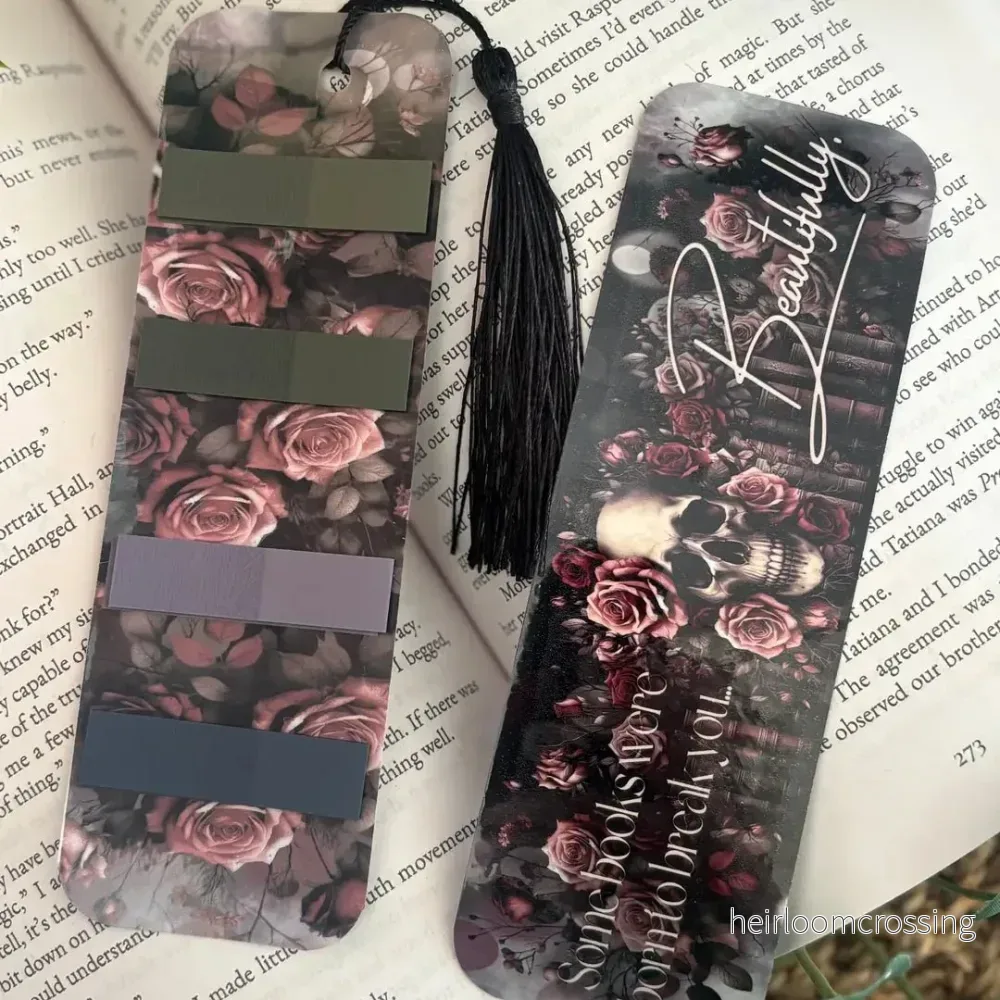 Bookmark With Stickers – Some Books Were Born To Break You… Bookmark With Stickers – Some Books Were Born To Break You…
