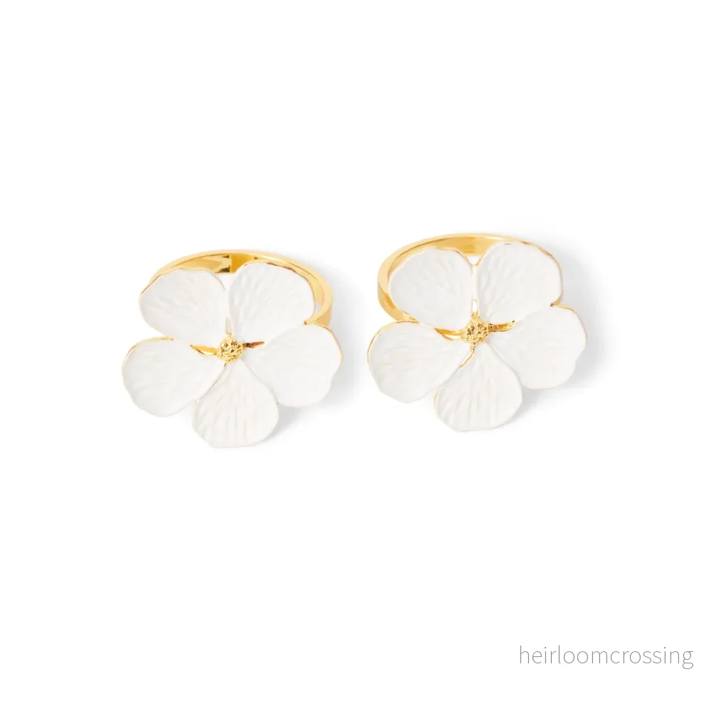 Snow Flower Napkin Ring